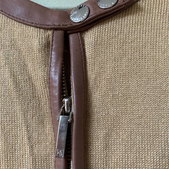 Lauren Ralph Lauren camel silk/cashmere sweater - Picture 4 of 4